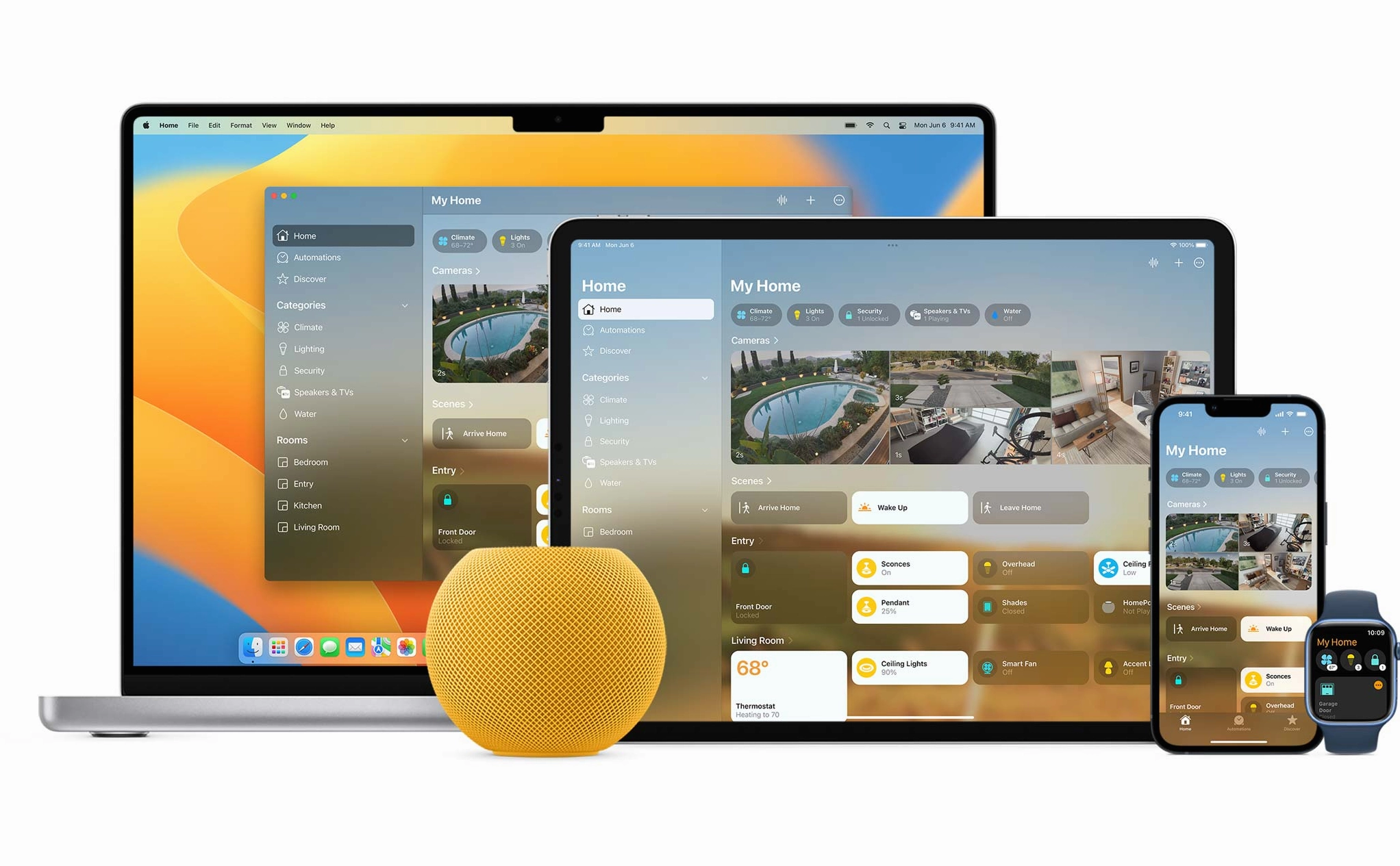 HomeKit là gì Tổng quan về hệ sinh thái nhà thông minh của Apple 1 Tổng quan hệ sinh thái Apple HomeKit và HomePod