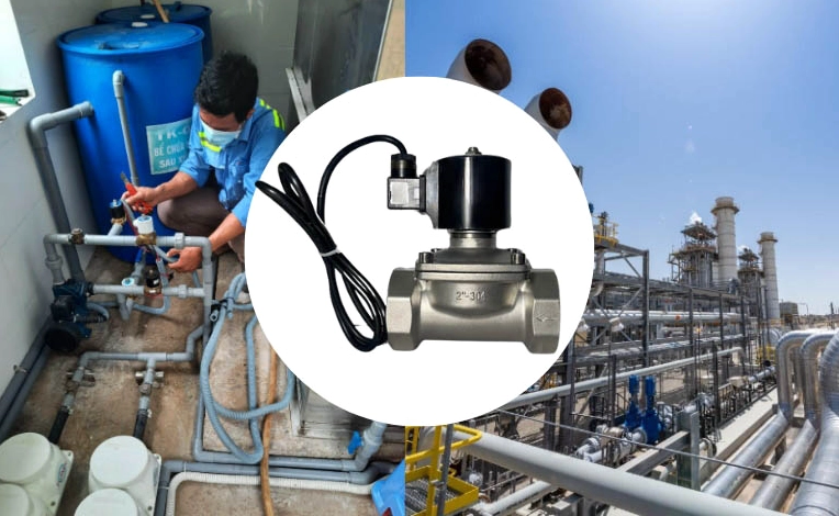 Van điện từ là gì và nguyên lý hoạt động chi tiết 2 Ứng dụng rộng rãi trong hệ thống công nghiệp của van điện từ là gì