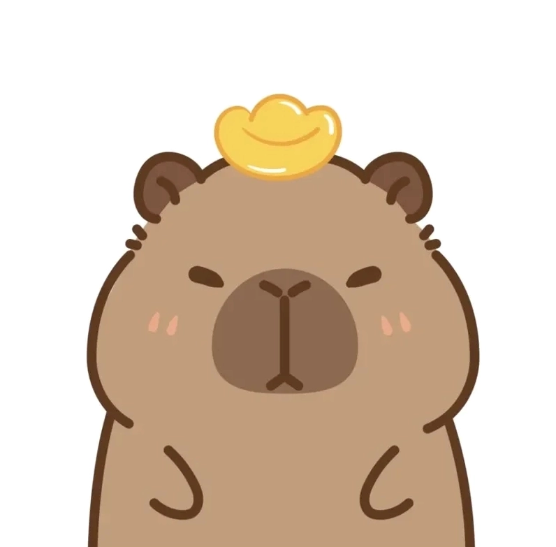 Ảnh capybara meme cute siêu dễ thương phù hợp làm ảnh đại diện