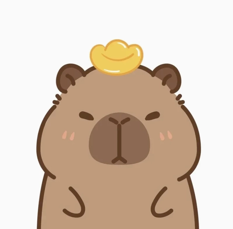 Ảnh capybara meme cute siêu dễ thương phù hợp làm avatar