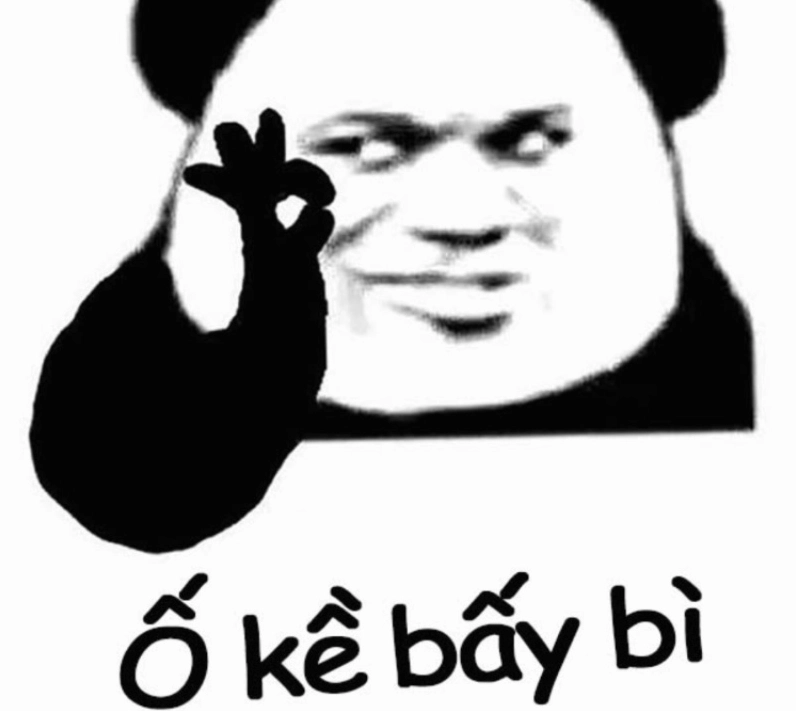 Ảnh chế meme ok gấu trúc kinh điển