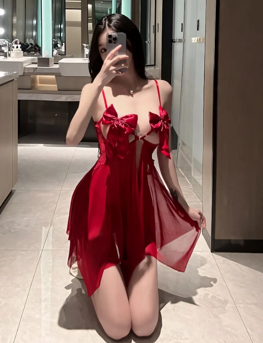 Bộ sưu tập gái xinh mặc váy ngủ mỏng manh gợi cảm nhất 1 Ảnh gái mặc đồ ngủ sexy trong suốt ren siêu gợi cảm