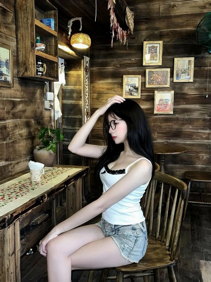 Trọn bộ ảnh gái xinh đeo kính mặc bikini cực quyến rũ và trí tuệ 13 Ảnh gái xinh đeo kính cute hiện đại tinh tế