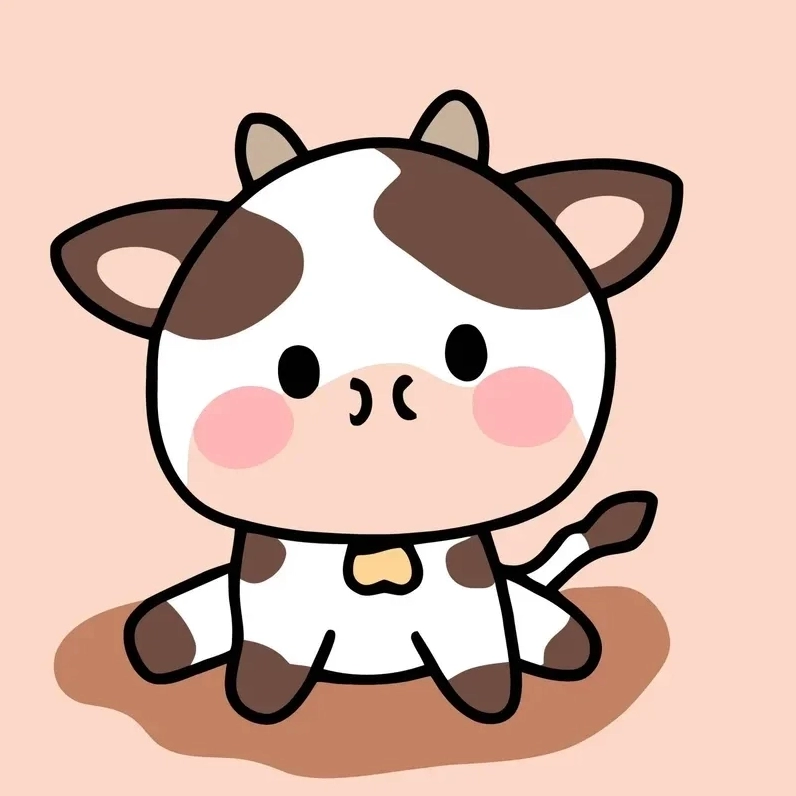 Ảnh meme 4 con bò dễ thương được yêu thích