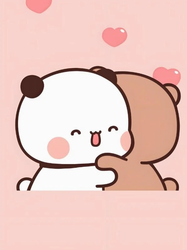 Ảnh meme ôm cute cực kỳ dễ thương và bắt mắt