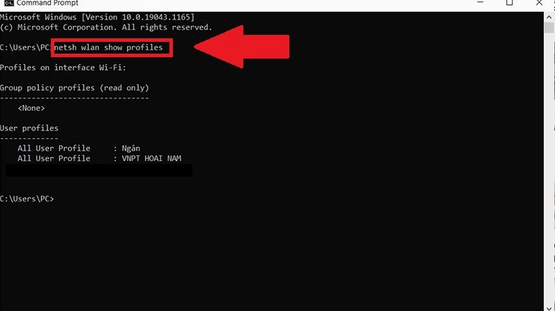 Hướng dẫn chi tiết cách dò pass wifi trên laptop nhanh chóng và chính xác nhất năm 2026 10 Ảnh minh họa cách xem pass wifi trên máy tính bước thứ chín