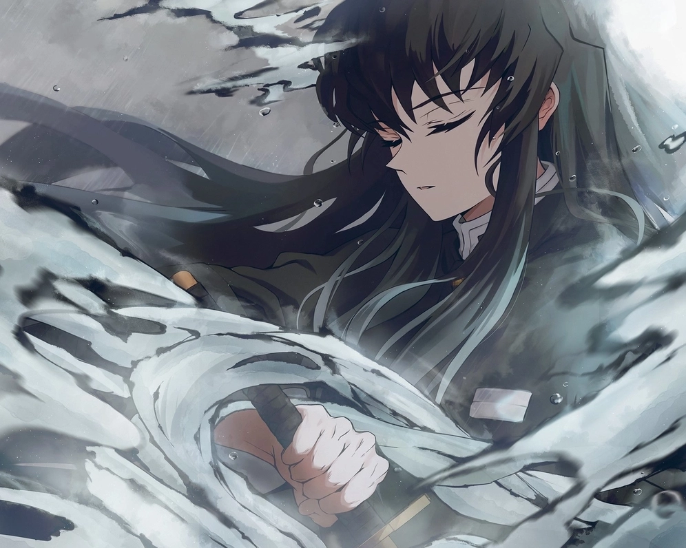 Ảnh tokito muichiro ngầu với phong thái điềm tĩnh