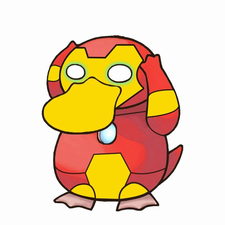 Ảnh vịt meme Iron man công nghệ cao