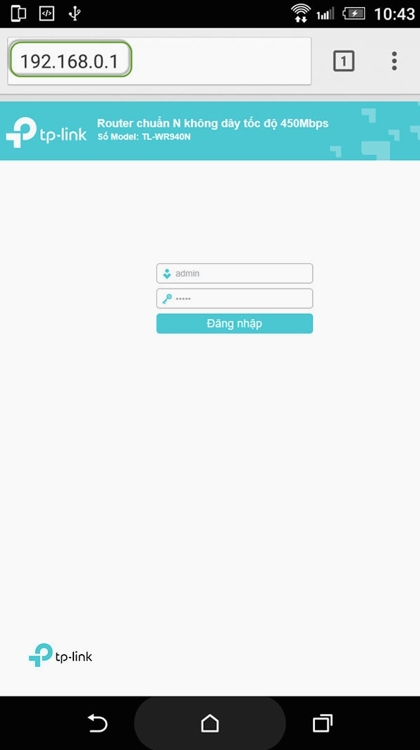 Hướng dẫn chi tiết cách đổi mật khẩu wifi trên laptop đơn giản và an toàn nhất 8 Bạn chỉ cần nhập địa chỉ IP của nhà cung cấp lên thanh Google rồi tiến hành đăng nhập tên và mật khẩu