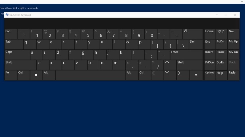 Hướng dẫn chi tiết cách bật bàn phím ảo trên laptop cực đơn giản 5 Bàn phím ảo sẽ hiện ra