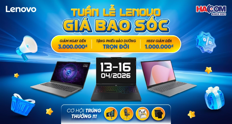 Hướng dẫn chi tiết cách kết nối hdd với laptop đơn giản và an toàn nhất 32 Banner quảng bá chương trình tuần lễ thương hiệu laptop Lenovo
