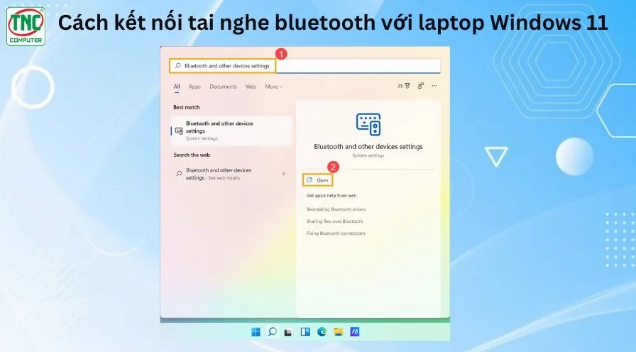 bật bluetooth