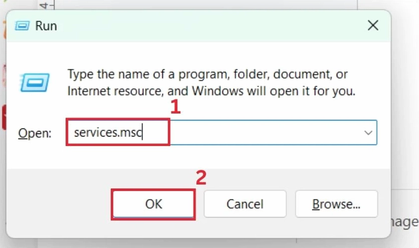 Bật chuột cảm ứng qua Touch Keyboard Service