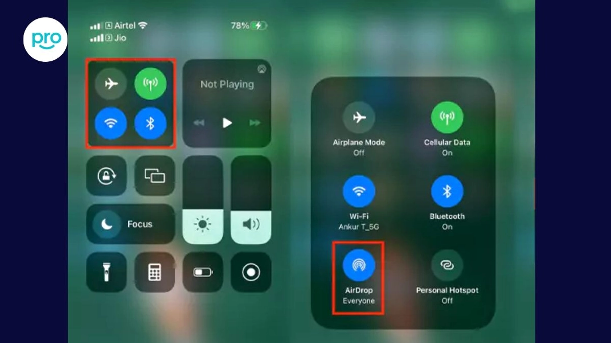 Hướng dẫn chi tiết cách gửi hình từ iPhone qua laptop nhanh chóng và đơn giản nhất 4 Bật tính năng AirDrop trên điện thoại iPhone