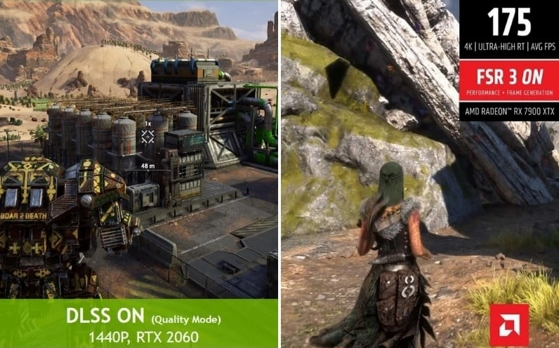 Bật tính năng DLSS hoặc FSR trong phần cài đặt hình ảnh của trò chơi