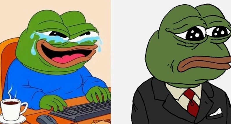 Biểu cảm ếch xanh sad với đôi mắt đượm buồn