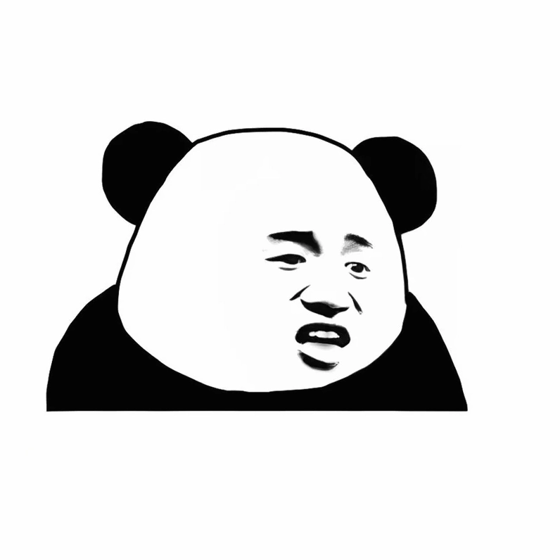 Biểu cảm gấu trúc bựa cười khẩy đầy sự mỉa mai