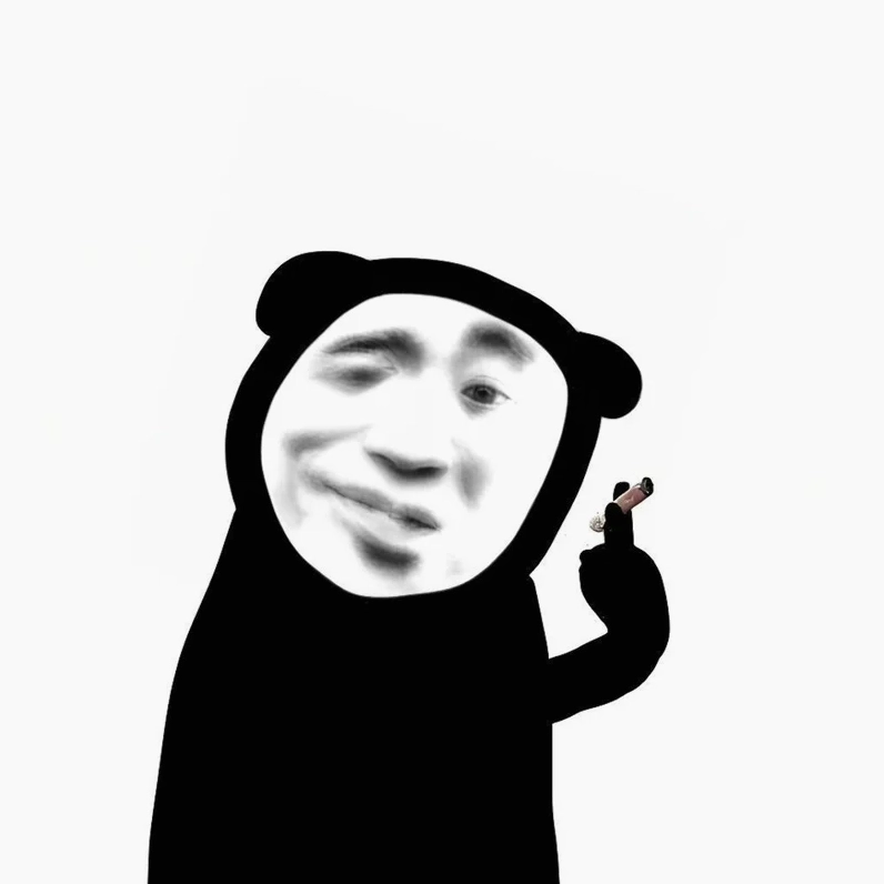 Biểu cảm gấu trúc bựa khóc ròng rã vì ví tiền cạn kiệt cuối tháng