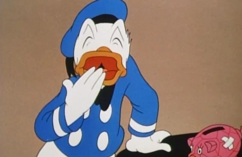 Biểu cảm siêu đáng yêu của vịt donald đốn tim cư dân mạng