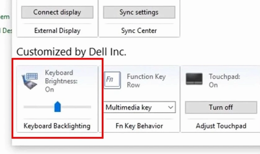 Hướng dẫn chi tiết cách bật sáng bàn phím laptop Dell cực kỳ đơn giản 20 Biểu tượng Keyboard Backlighting trong hệ thống Windows