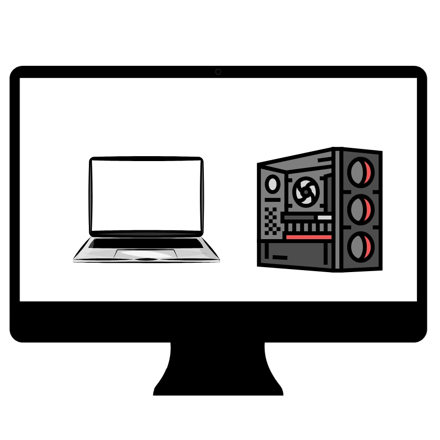 Biểu tượng minh họa cho các mặt hàng thiết bị điện tử xả kho giảm giá