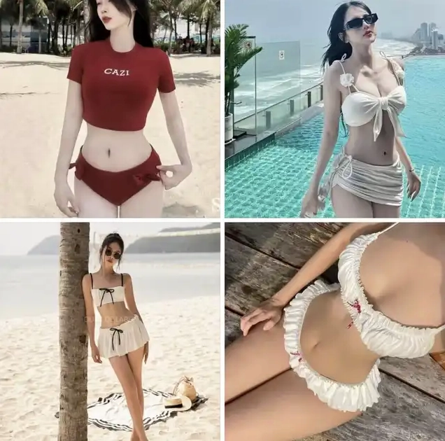 Chiêm ngưỡng bộ sưu tập ảnh đẹp gái xinh bikini cuốn hút 20 Bộ sưu tập bốn kiểu dáng bikini đa dạng từ thanh lịch đến quyến rũ táo bạo