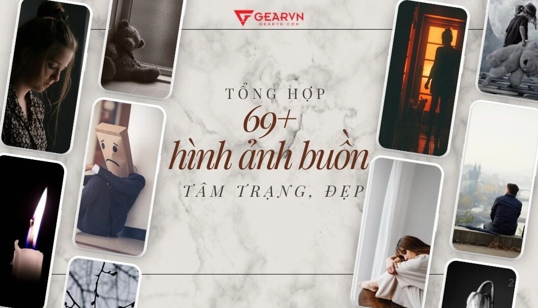 Bức ảnh cô gái buồn với đôi mắt ngấn lệ đầy tâm trạng