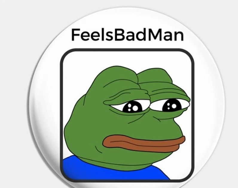 Bức ảnh ếch xanh buồn rười rượi