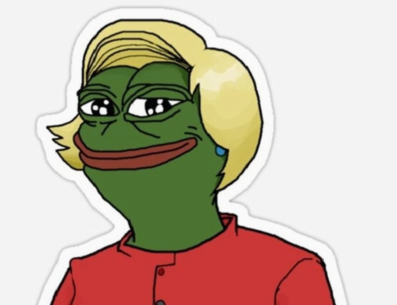 Bức ảnh ếch xanh cười tự mãn đầy tự tin