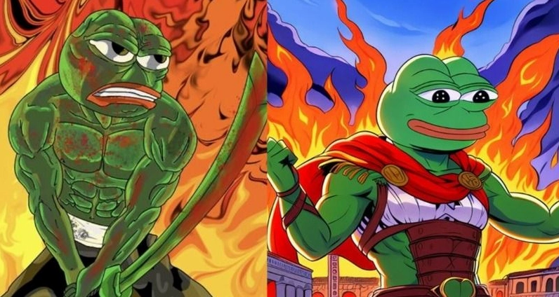 Bức ảnh ếch xanh giận dữ trợn trừng mắt