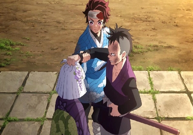 Bức ảnh Genya trong Kimetsu no Yaiba với khí chất sắc bén