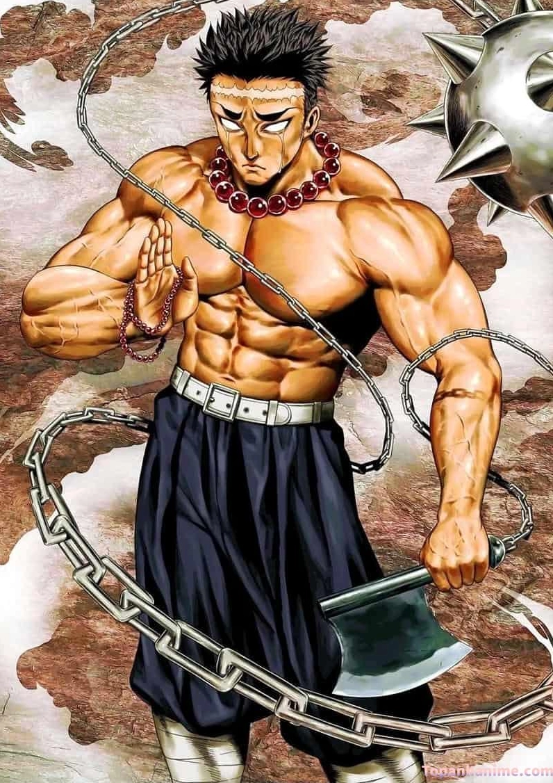 Bức ảnh Gyomei cởi trần khoe thân hình vạm vỡ