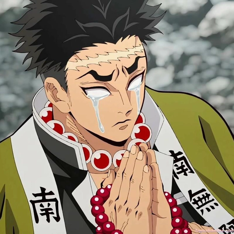 Bức ảnh Gyomei Himejima chất lượng cao thể hiện sức mạnh cơ bắp