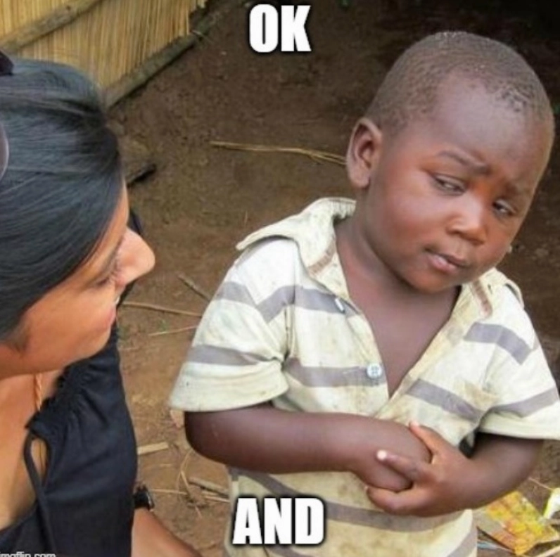 Bức ảnh meme ok em chiều chuộng
