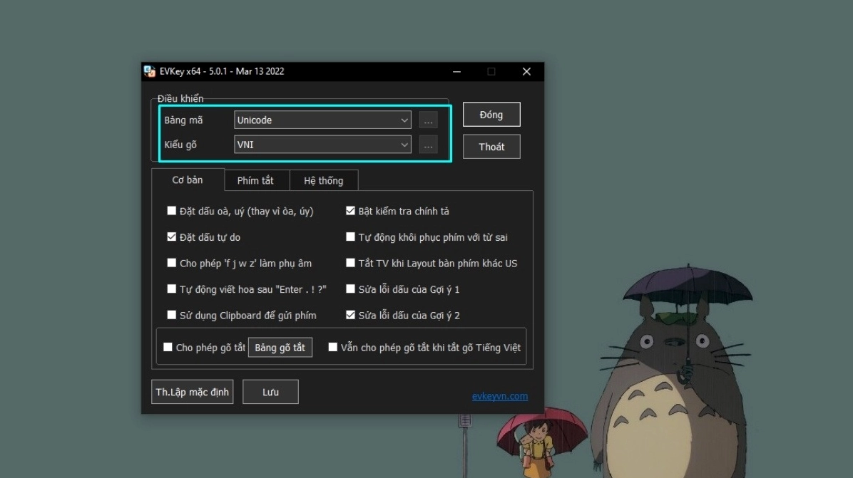 Các bước kiểm tra lại bảng mã và kiểu gõ đã chọn đúng hay chưa trên thanh taskbar