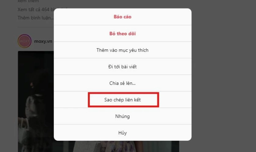 Các bước lưu ảnh trên máy tính từ ứng dụng Instagram