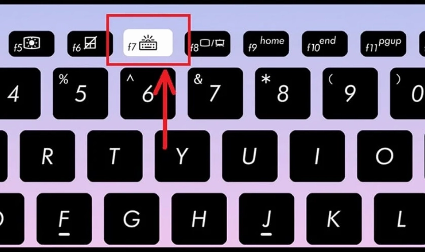 Các bước thực hiện mở đèn nền cho bàn phím máy tính Asus