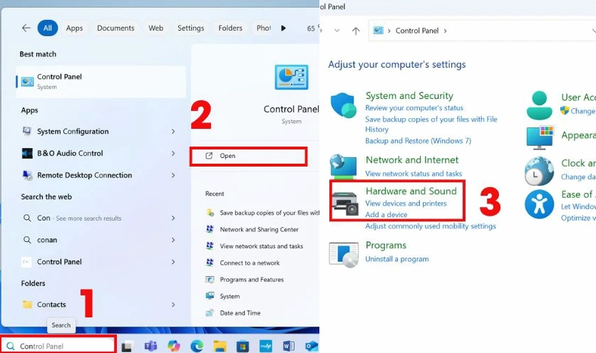 Cách bật đèn bàn phím laptop HP bằng Control Panel