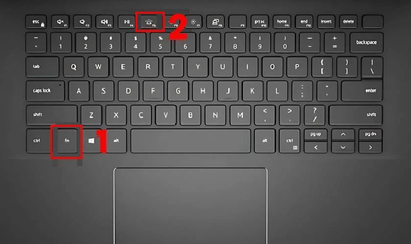 Cách bật đèn bàn phím laptop HP Win 11