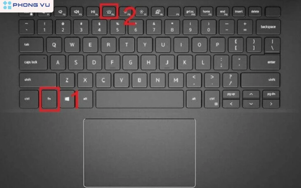 Cách bật, tắt đèn bàn phím trên laptop Dell