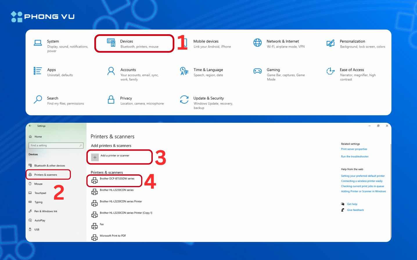 Hướng dẫn chi tiết cách cài đặt máy in cho laptop từ chuyên gia 2026 6 Cách cài đặt máy in có dây với máy tính Windows