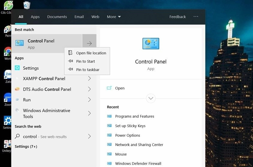 Hướng dẫn chi tiết cách cài mật khẩu cho laptop trên hệ điều hành Windows và Mac 10 Cách đặt mật khẩu cho máy tính Win 7 qua Control Panel