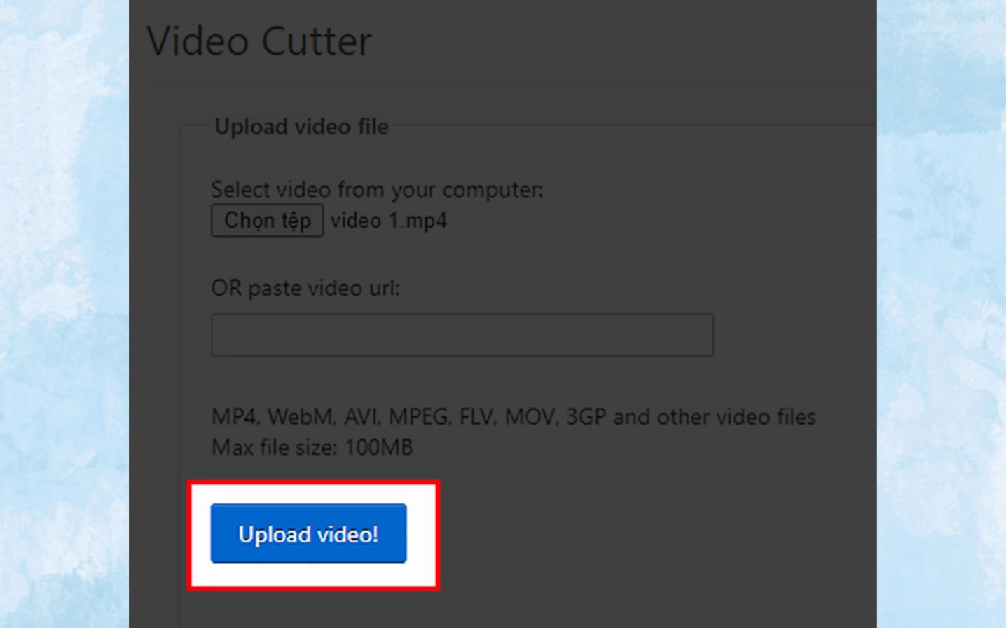 cách dùng phần mềm Resize Animated GIF để cắt video trên máy tính