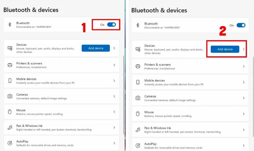 Hướng dẫn chi tiết cách kết nối bluetooth laptop với loa nhanh chóng và hiệu quả 7 Cách kết nối loa Bluetooth với máy tính bàn - Click chọn Add Devices