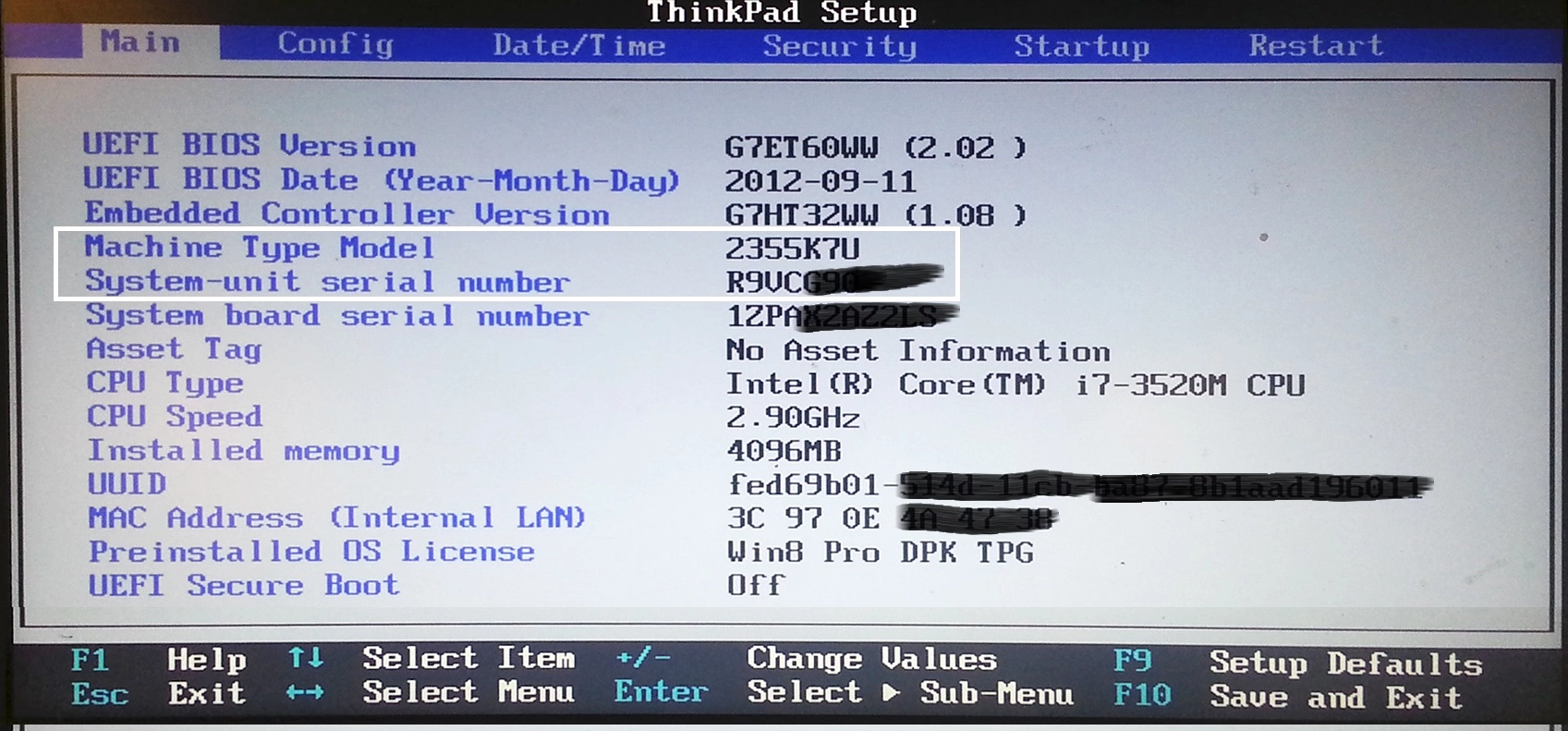 cách kiểm tra mã máy laptop