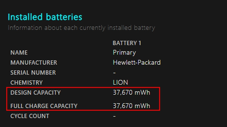 Cách kiểm tra pin Laptop không dùng phần mềm