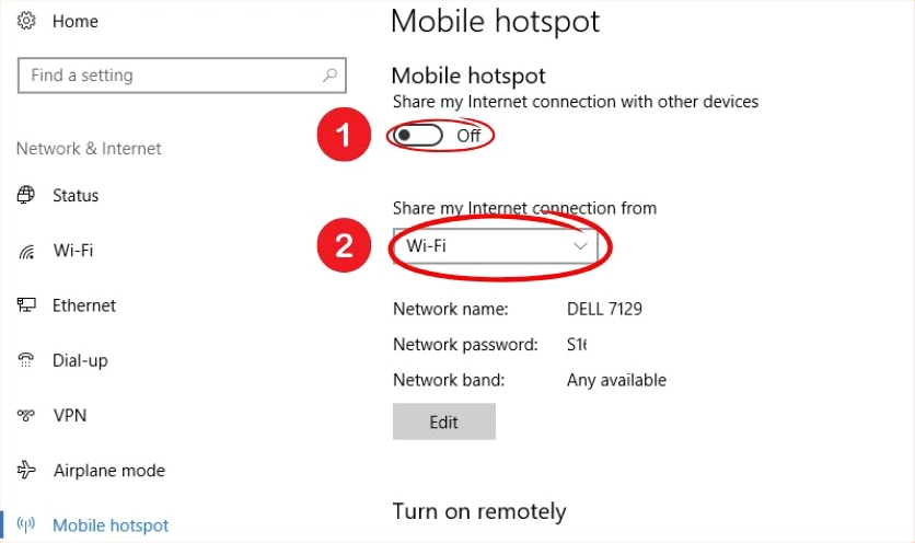 Hướng dẫn chi tiết cách chia sẻ wifi cho laptop nhanh chóng và ổn định 4 Cách phát wifi từ laptop Win 10 bằng Settings
