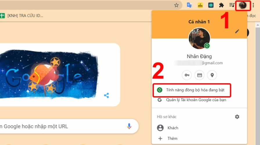 Cách thoát tài khoản Google trong trường hợp đã bật tính năng đồng bộ hóa