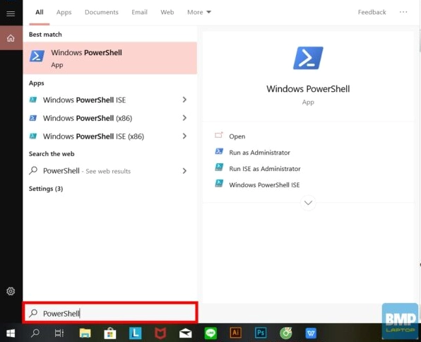 cách tìm Serial number của PClaptop bằng mã lệnh PowerShell