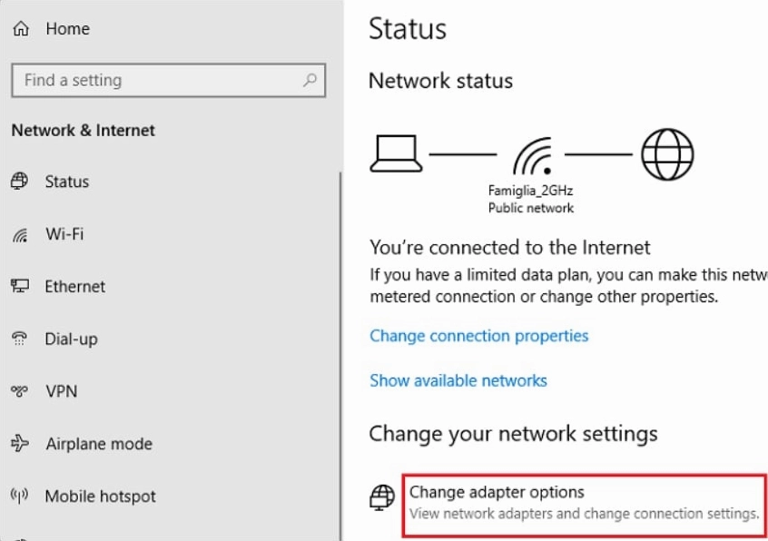 Cách xử lý khi thanh tác vụ đột ngột mất đi biểu tượng kết nối mạng